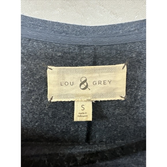 Lou & Grey Soft Midi Dress Womens Sz S Stretchy T‎ Shirt Causal Comfortable - Picture 2 of 6